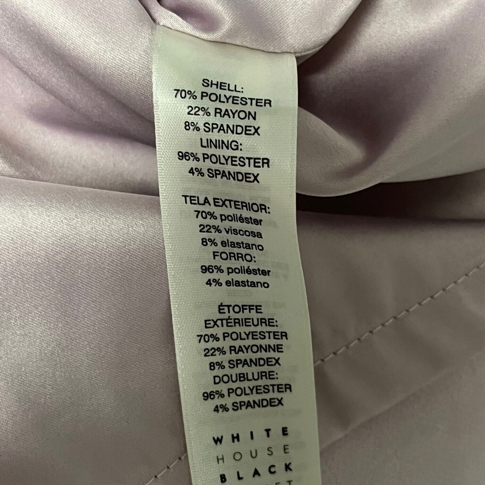 White House Black Market Blush Pink Comfort Stretch Pencil Skirt Size 14 NWT - Picture 5 of 5